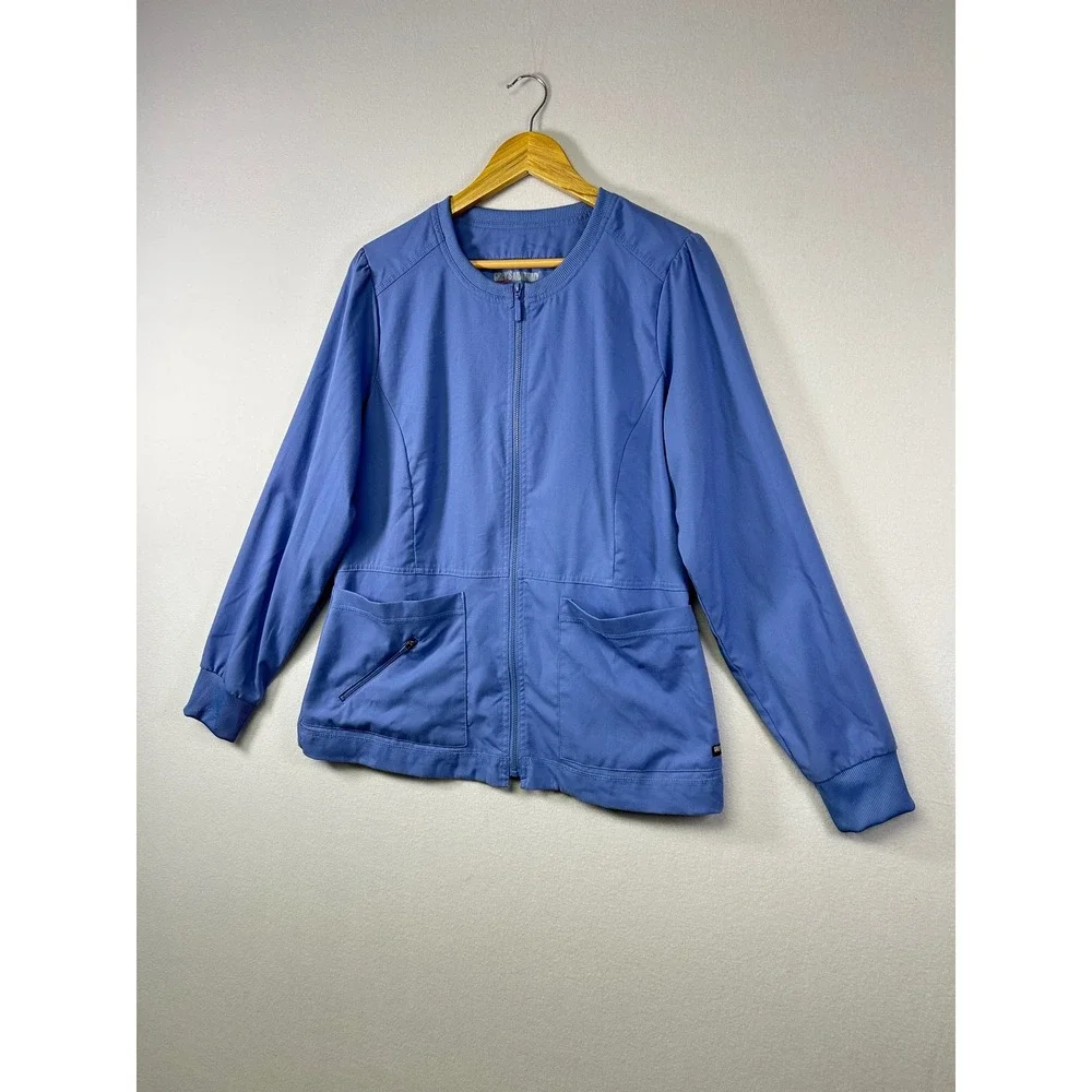 Women’s Ceil Blue Zip-Front Jacket - Greys Anatomy - Picture 9 of 9